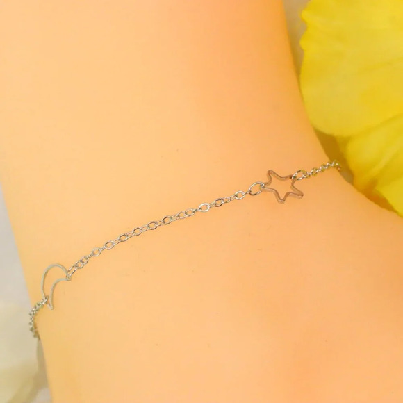 Minimalist Anklet, Sleek & Modern Design, Women’s Fashion, YC110324-A - Picture 7 of 10